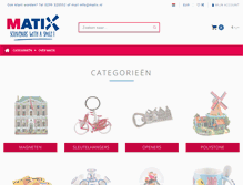 Tablet Screenshot of matix.nl